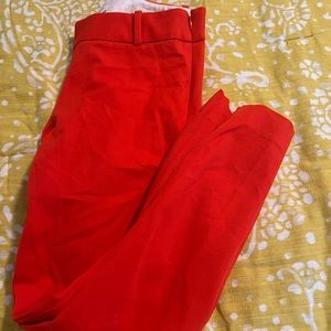 JCREW Minnie Ankle Pant in Flame Like New